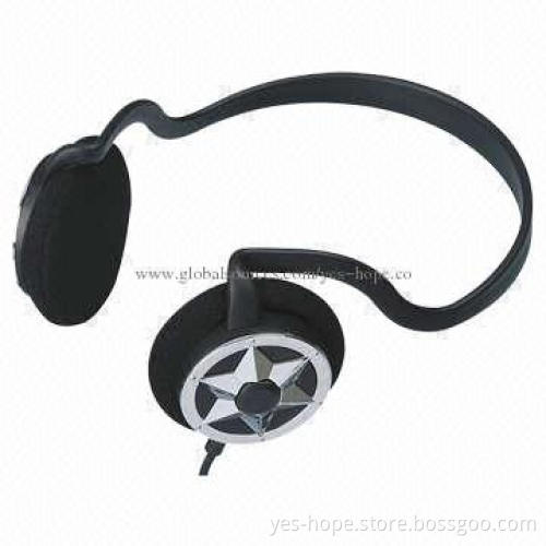 Colorful Behind the Neck Headphones with 5mW Maximum Input Power, 20Hz-20kHz Frequency Response